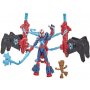 HASBRO Spiderman bend and flex spiderman space mission jet F3739 - slika 1