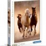 CLEMENTONI PUZZLE PZL 1000 hqc running horses - slika 1