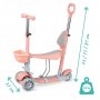QKIDS Ili trotinet za decu peach - slika 2
