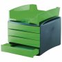 FELLOWES Kutija s 4 fioke crno-zelene 0019001 - slika 2