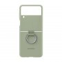 SAMSUNG Silikonska Maska Za Flip3 + Prsten, Maslina EF-PF711-TME - slika 1