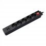 HAMA Distributer Sa 5 Uticnica I 2 USB Porta, Crni - slika 1