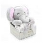 DEXY CO SWEET DREAMS baby set slonče, Sivi - slika 1