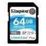 KINGSTON Memorijska kartica Canvas Go! Plus SD 64GB SDG3/64GB - slika 1