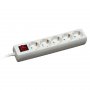 COMMEL Produžni kabl 5 utičnica 16A 250V 3500W sklopka 1,4m H05VV-F 3G1 C0817 - slika 1