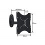 ALPHA SHORT TV nosač 17''-42'' do 30kg - slika 1