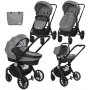 LORELLI BERTONI Ramon steel grey 3u1 (korpa+sportsko sediste + autosediste ) (2022) - slika 1