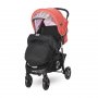 LORELLI BERTONI Kolica Martina black/ginger orange + footcover (2021) - slika 3