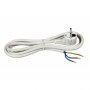 COMMEL Priključni kabl 16A 250V 3500W, beli, 1,5m H05VV-F 3G1,5 C0512 - slika 1