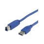 NEDIS USB 3.0 kabel 3m USB3.0A/B-3/BL - slika 1
