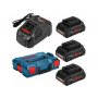 BOSCH Starter set 3 x 18V ProCORE 4,0Ah + GAL 1880 CV + L-Boxx 102 (0615990L1R) - slika 1