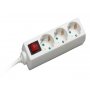 COMMEL Produžni kabl 3 utičnice 16A 250V 3500W sklopka 1,4m H05VV-F 3G1 C0814 - slika 1