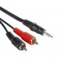 HAMA Audio Kabl 3.5mm (muški) na 2x činč (muški), 2.0m - slika 1