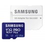 SAMSUNG PRO PLUS MicroSDXC 128GB U3 Blue + SD Adapter MB-MD128KA - slika 1