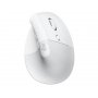 LOGITECH Lift Vertical Ergonomic Wireless miš beli - slika 1