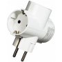 COMMEL Trostruki T razdelnik 16A 250V beli C6338-3 - slika 1
