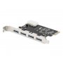 DIGITUS PCIe kartica 4x USB 3.0 - slika 1