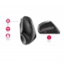 CHERRY MW-4500 bežični ergonomski optički miš, crni - slika 4
