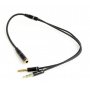 GEMBIRD CCA-418A ** Gembird 3.5mm Headphone Mic Audio Y Splitter Cable Female to 2x3.5mm Male adapter (95) - slika 1