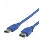 NEDIS USB 3.0 kabel 1m USBT3.0A/A-1/BL - slika 1