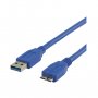 ELEMENTA USB 3.0 kabel 1m USB3.0A/microB-1/BL - slika 1