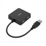 HAMA USB HUB 2.0, 4 Porta, 480 Mbit/S, Crni 200121 - slika 2