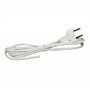 COMMEL Priključni Kabl 2,5 A 250 V, Beli, 3m, Bulk H03VVH2-F 2x0,75 - slika 1