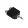 HAMA Adapter 2x Činč (Ženski) Na 3.5mm Stereo (Muški) - slika 1