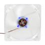 LOGILINK Ventilator 80x80x25 mm, 4x LED, plava - slika 2