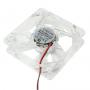 LOGILINK Ventilator 80x80x25 mm, 4x LED, plava - slika 3