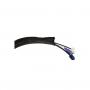 LOGILINK Fleksibilna zaštita za kablove sa rajfešlusom 1m x 30mm crna - slika 3