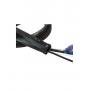 LOGILINK Fleksibilna zaštita za kablove sa rajfešlusom 1m x 50mm crna - slika 1
