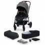 KINDERKRAFT Kolica 2U1 EVOLUTION COCOON platinum grey - slika 3