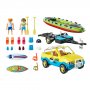 PLAYMOBIL Family Fun Automobil sa kanuom - slika 2