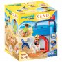PLAYMOBIL 1.2.3 Sand Kofica za plažu i modle - slika 1