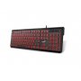 GENIUS Tastatura SlimStar 260 USB YU black/red - slika 1