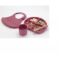 BABYJEM Silikonski set za hranjenje  pink - slika 1