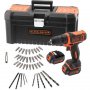BLACK&DECKER Akumulatorska bušilica odvijač BDCDD121BKA - slika 1