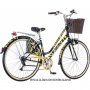 CAPRIOLO Ženski bicikl Antiquity 28-17 inča crno oranž Visitor FAS2811F - slika 1