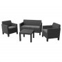 CURVER Baštenska garnitura Orlando Grafit / siva CU 226515 - slika 1
