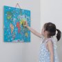 VIGA Drvena magnetna puzzle mapa sveta/piši briši tabla - slika 4