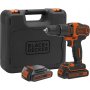 BLACK&DECKER Akumulatorska bušilica-odvrtač BDCHD18KB - slika 1