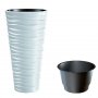 Prosperplast Saksija Sand Slim 30X52CM bela  PR DPSA300-S449 - slika 1