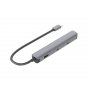 E-GREEN Adapter USB 3.1 tip C (M) - HDMI+ 2X USB 3.0 + 2X Tip C + RJ45 (F) - slika 1
