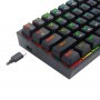 REDRAGON Bežična gejmerska tastatura Pollux K628-RGB Red US (Crna) - slika 2