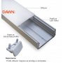 DAWN Led profil LL-ALP002-R komplet - slika 1