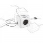ALLOCACOC PowerCube Extended USB 4xSchuko + dual USB, kabl duž.1,5m, siva - slika 2