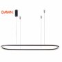VESTA 519 visilica 60W 3000K crna (1200x350 mm) - slika 1