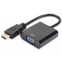 DIGITUS HDMI to VGA M/F adapter, 20cm (DA-70461) - slika 1