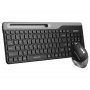 A4 TECH FB2535C FSTYLER Wireless USB, US tastatura + miš, sivi - slika 2